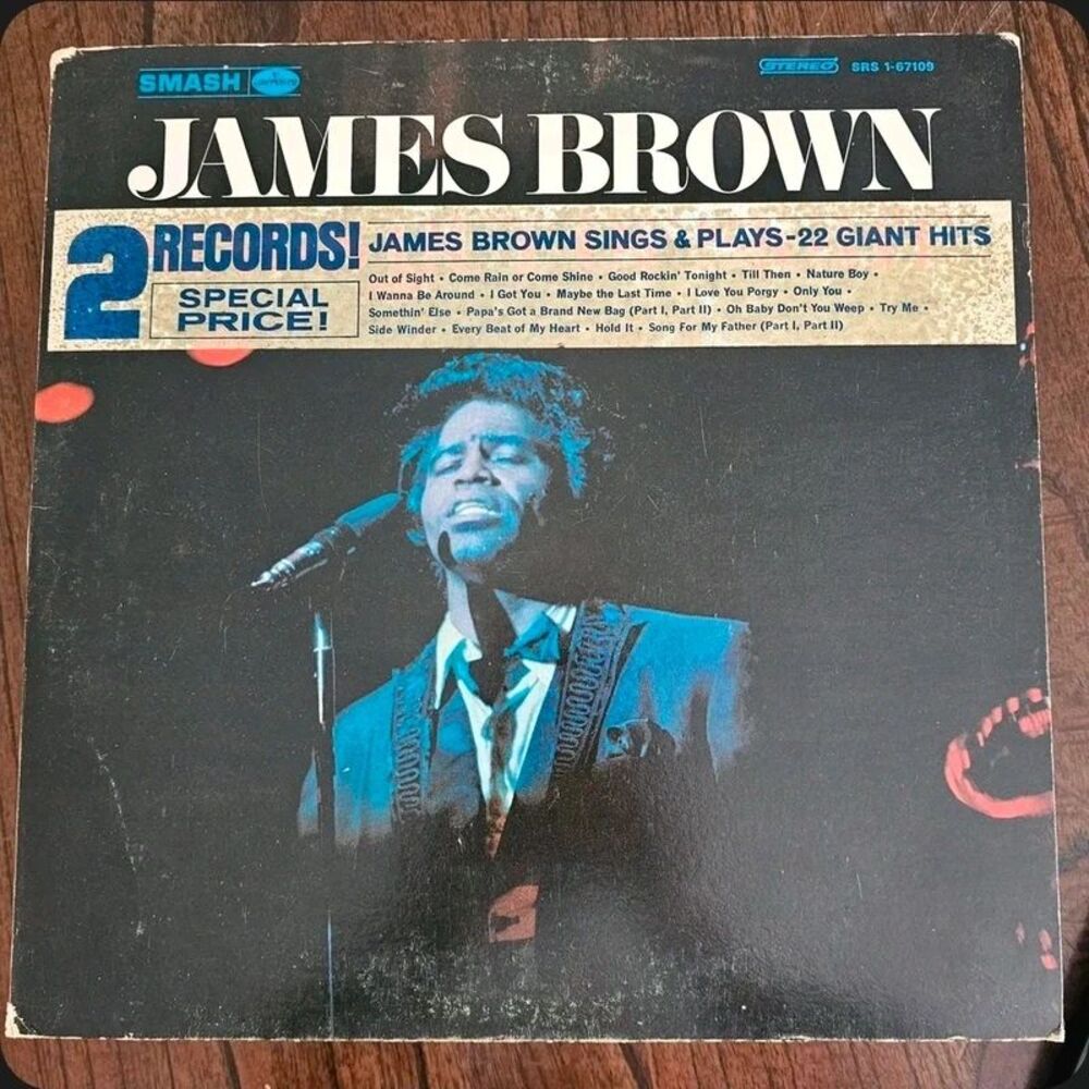 James Brown Sings & Plays 22 Giant Hits 2 LP Vinyl Set Smash Records